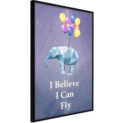 Arkiio Affisch Flying Elephant [Poster] 30x45 Poster